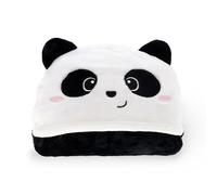 LEGAMI - Cosy Hugs Panda Hooded Blanket with Hand Warmer Pockets and Hood, Polyester Blanket, Button Closure, 150 x 125 cm