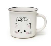 Legami Cup-Puccino Cat Mug, Bone China, Multicoloured, 350 ml Cats