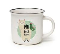 Legami Cup-Puccino Llama Cup, Bone China, Multicolor