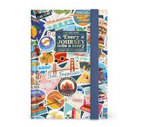 Legami - Daily Photo Diary 2026-2027, Travel Stickers, 16 Months Small, Diary September 2026 to December 2027, Elastic Closure, FSC Certified Paper, 9.5 x 13.5 cm