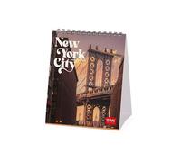 Legami - Desk Calendar 2026, New York, Desk Calendar, 12 Months and Yearly Planner, in 6 Languages, Zodiac Signs, International Holidays, 12 x 14.5 cm