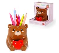 Legami Desk Friends Ceramic Pen Holder - Teddy Bear