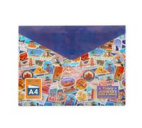 Legami Document Folder Fold & Order (A4) (TRAVEL STICKERS)