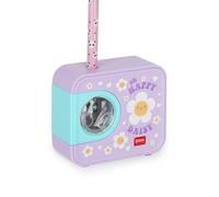 Legami - Temperino Electric Top of the Tip, Daisy Theme, with Tank, for Pencils with Diameter 6-8 mm, 1 AA Battery Not Included, Plastic, 8 x 6.8 x 2.8 cm