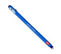 Legami Erasable Gel Pen, Ball on the End for Removing Ink Without Consuming the Paper, Blue Heat-Sensitive Ink, Tip Diameter 0.7 mm, Shark Theme