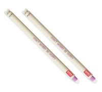 LEGAMI Erasable Gel Pen Bunny Rabbit, Thermosensitive Ink, 0.7 mm Tip Diameter, 15 cm Length, Purple ink (Pack of 2)