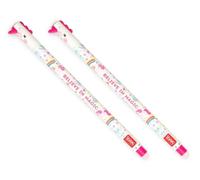 LEGAMI Erasable Gel Pen - Unicorn, Thermosensitive Ink, 0.7 mm Tip Diameter, 15 cm Length, Pink ink (Pack of 2)