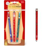 LEGAMI Erasable Gel Pens | Limited Edition Christmas Set The Nutcracker + Ladybird | Gel Pens with Thermosensitive Erasable Ink | Erasable Pens 0.7 mm