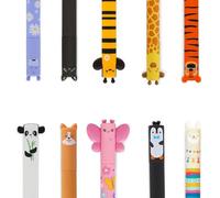 LEGAMI Erasable Gel Pens with Butterfly, Tiger, Hippo, Lama, Corgi, Giraffe and Many More (Pack of 10)