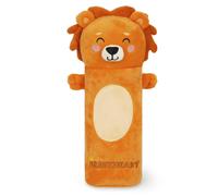 Legami - Super Soft Pencil Case, Lion Theme, Soft Pencil Case, Card with Colouring Pad Included, 100% Polyester, Super Soft Pencil Case