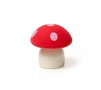 Legami - Eraser with Sharpener Magic Mushroom, 0.5x5 cm, Red Version, to Clear and Tempere, Rubber with Mushroom Shape Sharpener