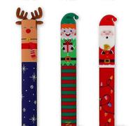 Legami Festive Gel Pen Set, 3 Erasable Christmas Pens for Holiday Gifting