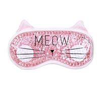 LEGAMI Gel Eye Mask, MEOW - CHILL OUT, Lightweight, Pull On, Solid, 1 count (Pack of 1), for Sleep and Relaxation