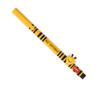 Legami - Gel Pen with Decorative Animal - Lovely Friends, Bee Theme, Avoid Rolling, Black Ink, Removable and Recombinable Animal, 0.5 mm Tip