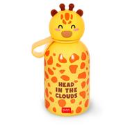 Legami Thermal Water Bottle BFF for Kids, Giraffe, 18/8 Stainless Steel, 310 ml, 12h hot/24h cold