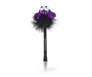 Legami - Halloween 2025 Ballpoint Pen Luminous Spider Writing Magic Black Gel Ink for Kids Adults