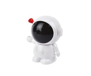 Legami - Hand Crank Pencil Sharpener, to The Moon and Back, 8 x 9.5 cm, Adjustable Sharpening, Removable Tray, for Adults and Children, School or Office, Practical Sharpener, Great Gift Idea