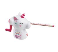 Legami - Hand cranked Pencil Sharpener, with Container, Manual Sharpener, 6x10 cm