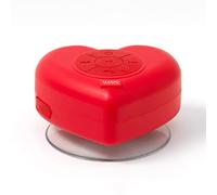 Legami - Handsfree and Bluetooth® Water Resistant Speaker, 8.5 x 8 cm, Silicone and ABS, Love Theme, Singing in the Shower, Integrated Microphone, USB Charging Cable Included, Charging Time 1 Hour