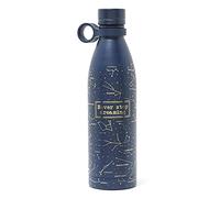 Legami - Hot & Cold, 800 ml Thermal Bottle, Diameter 8 cm, Lightweight and Durable, Airtight Closure, Removable Silicone Handle, Star Variant, BPA and Phthalate Free