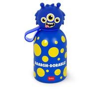 Legami - Hot & Cold BFF Thermal Water Bottle for Children, Monster Theme, in 18/8 Stainless Steel, Double Layer with Airtight, Keeps Hot for 12h and Cold 24h, Capacity 310 ml