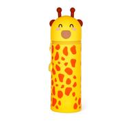 2-In-1 Silicone Pencil Case - Kawaii - Giraffe