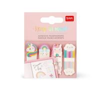 Legami Adhesive Page Markers - Keep In Mind Unicorn - 80 writeable & removable (20x4) 7x5.5 cm