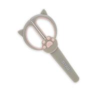 Legami Kids Scissors Precise Cut Left Handed Scissors Right Handed Scissors Rounded Tip Blade Cover Safe School Supplies Kitty Theme