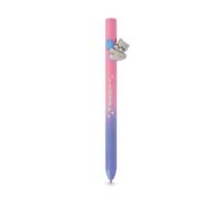 LEGAMI Kitty Be Curious Retractable Ballpoint Pen - Free Hugs | Ballpoint Pen with Cat Figure & Wool Ball Design | Retractable Tip | Original Stationery for Office, School & Study