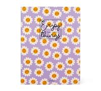 Legami - Large Lined Notebook, B5, 100 Pages, FSC® Certified Paper, 100 g/m² Paper, 18.5 x 25 cm, Daisy Theme