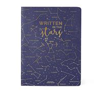 Legami - Large Lined Notebook, B5, 100 Pages, FSC® Certified Paper, 100 g/m² Paper, 18.5 x 25 cm, Stars Theme