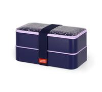 Legami LBD0002 Lunch Box, Polypropylene Silicone Nylon, Blue