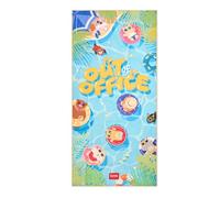 Legami - Lightweight Beach Towel, Microfibre Beach Towel, Compact Beach Towel, Sandproof, Quick Drying, Ultra Absorbent, Space Saving Towel, 85 x 180 cm