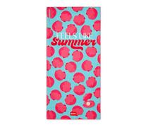 Legami - Lightweight Microfibre Compact Sand Resistant Quick Drying Ultra Absorbent Space Saving Towel 85 x 180 cm Seashell
