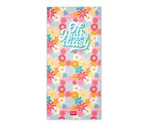 Legami - Lightweight Microfibre Compact Sand Resistant Quick Drying Ultra Absorbent Space Saving Towel 85 x 180 cm Daisy Pupperfish