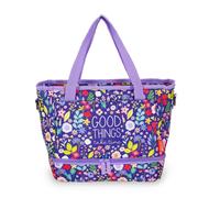 LEGAMI LLBAG0006 Insulated, Flowers Design, Thermal Lunch Bag, Thermoplastic Pol