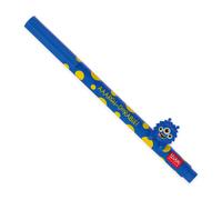 Legami - Gel Pen with Decorative Animal - Lovely Friends, Monster Theme, Avoid Rolling, Blue Ink, Removable and Recombinable Animal, 0.5 mm Tip
