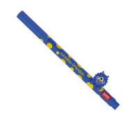 Legami - Gel Pen with Decorative Animal - Lovely Friends, Monster Theme, Avoid Rolling, Blue Ink, Removable and Recombinable Animal, 0.5 mm Tip