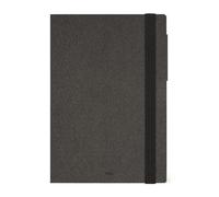 Legami - Medium 2026 Weekly Diary, Deep Graphite, 12 Months, Elastic Closure, Diary from January 2026 to December 2026, in FSC Certified Paper, 12 x 18 cm