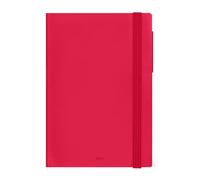 Legami - Medium Weekly Diary with Notebook 2026, Cherry Bomb, 12 Months, Elastic Closure, Diary from January 2026 to December 2026, in FSC Certified Paper, 12 x 18 cm
