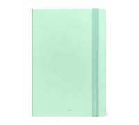 Legami - Medium weekly planner with notebook 2026, pastel mint, 12 months, elastic closure, diary from January 2026 to December 2026, made of FSC certified paper, 12 x 18 cm