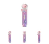 Legami - Meow Retractable Eraser - Cat Paw Shaped Eraser (Pack of 4)