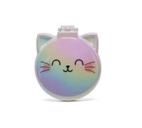 Legami Mirror Brush, Opens and Closes with a Click, Convenient and Convenient to Take Anywhere, Kitty