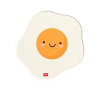 Legami - Mouse Pad, Mousepad with Anti-Dust and Anti-Glare PVC Surface, Non-Slip Rubber Base, Egg Theme, 22.3 x 23.3 cm