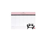 Legami - Paper Mouse Mat and Pad Notes 25 x 17 cm 55 Sheets FSC Certified Paper Made in Italy Panda