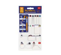 Legami My Name Is Space Adhesive Labels, Pack of 66 - Personalised Name Labels with Protective Film, Self-Adhesive for Pens and Notebooks, Customisable, Various Shapes (SPACE)