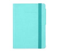 Legami - My Notebook, Aquatic Awe, Small, Lined Notebook in FSC Certified Paper, 192 Pages, Softcover, Elastic Closure, 9.5 x 13.5 cm