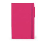 Legami - My Notebook Dotted Notebook, Raspberry Theme, Medium Format in FSC Certified Paper, 192 Pages, Softcover, Elastic Closure, Double Bookmark, 13 x 21 cm