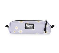 Legami - My Pencil Case, Daisy Theme, Zip Closure, Recycled Plastic, Durable, Capacity, Practical, School Pencil Case, Office, 22 x 6 cm