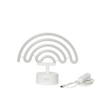Legami - Neon Effect LED Lamp, It's a Sign, Rainbow Theme, Dual Power, Type-C Cable (Included) or Batteries (not Included), Table Lamp
